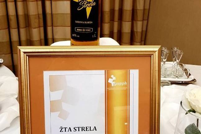 Grape brandy Z’ta Strela wins the most prestigious award “Quality Champion” at ISCRO 2018